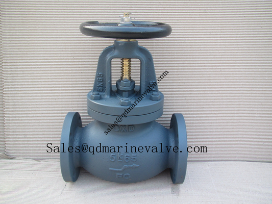 해양 용 Castiron Globe Valve JIS 타입 5K/10K/16K 협력 업체