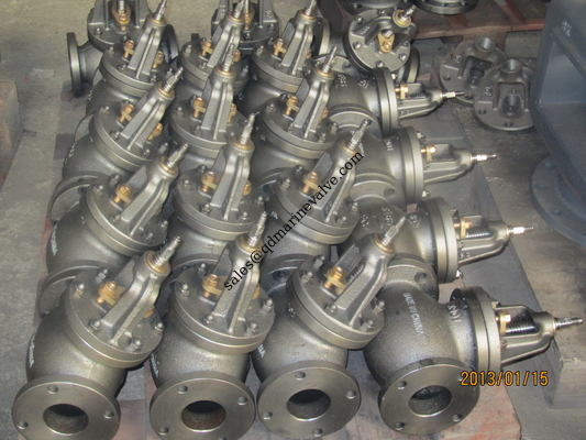 해양 용 Castiron Globe Valve JIS 타입 5K/10K/16K 협력 업체