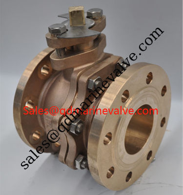 DIN 표준 브론즈 재료 볼 밸브, 플랜지 타입.BC6 재료